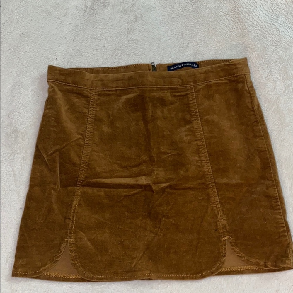 Brandy Melville Brown Mini Skirt